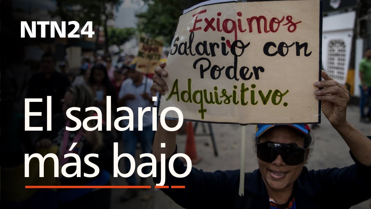 El salario mínimo de Venezuela es el más bajo de toda Latinoamérica -  YouTube