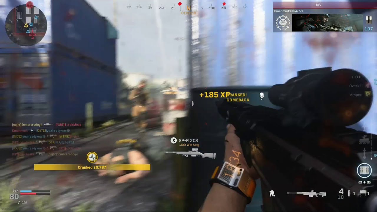 Cod Target Hit I hit a trickshot in COD MW. (shortened because rest of clip was boring ...