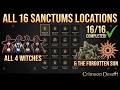 Crimson desert walkthrough - All 16 sanctums locations - All 4 witches & The forgotten sun