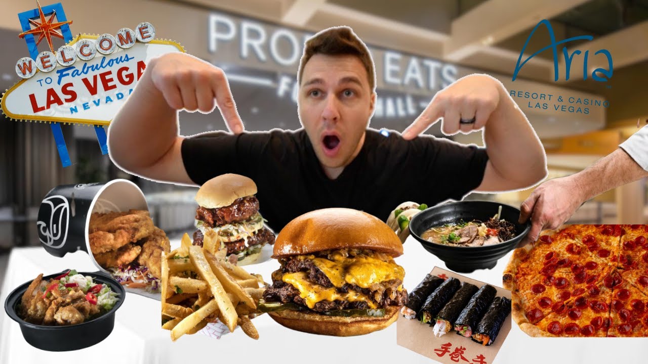 I Spent $100 at Aria’s Proper Eats Food Hall In Las Vegas