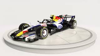 Visa Cash App F1 2026 VCARB 03 Formula 1 Race Car PBR 3D model