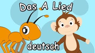 Das A-LIED - ABC song für Kleinkinder - Buchstaben lernen deutsch