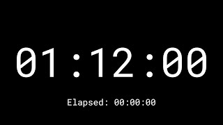 Famous 72 Minutes Countdown Timer Clock With Elapse Time and Loud Alarm In The End (HD - 1080p) Net Worth
