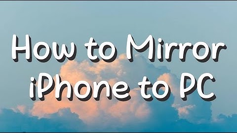 How to Mirror iPhone to PC (USB & WiFi)
