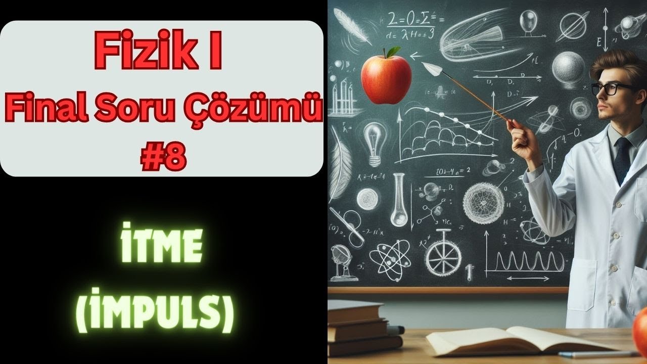 Fizik 1 Final Soru Çözümü #8 İtme (İmpuls) Soru Çözümü