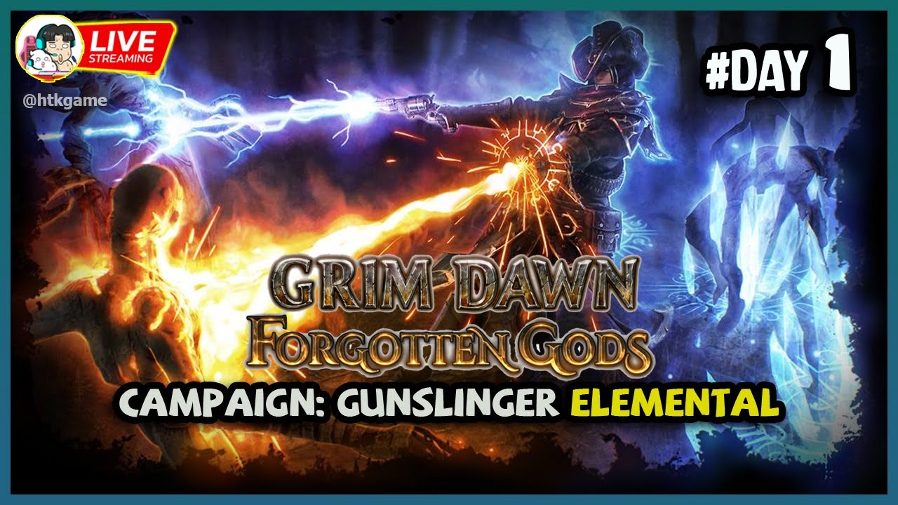 🔴#1 Grim Dawn: Day 1 - Act 1 - Chơi demo con game "nhái" Diablo này thử