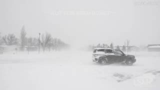 12-6-16 Grand Forks, ND Blizzard 1PM