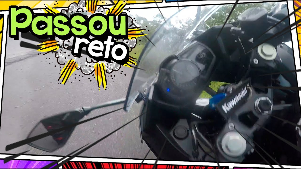 Ele Caiu Com A Ninja 400 Zero Km Youtube