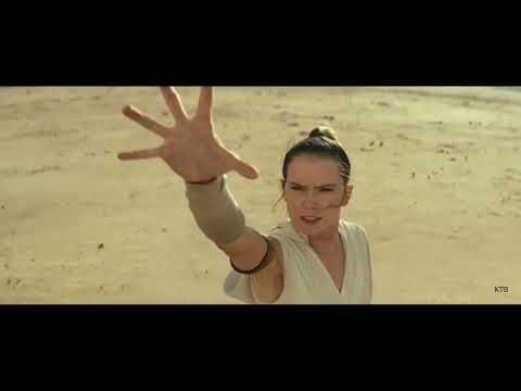 rey vs darth vader pulling ships down