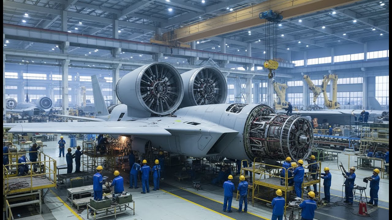 Inside the Factory: Nanchang Q-6 VTOL Engine Lift Fan Housing & Heat-Resistant Fabrication