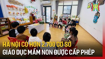 Hà Nội có hơn 2.700 cơ sở giáo dục mầm non được cấp phép | Tin tức