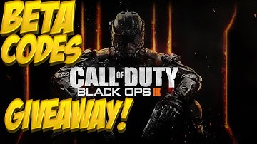 Call of Duty Black Ops 3 | THREE FREE BETA CODE GIVE AWAY!