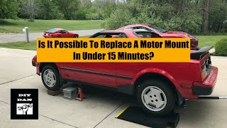 Toyota Mr2 Aw11 How To Replace The Front Lower Motor Mount