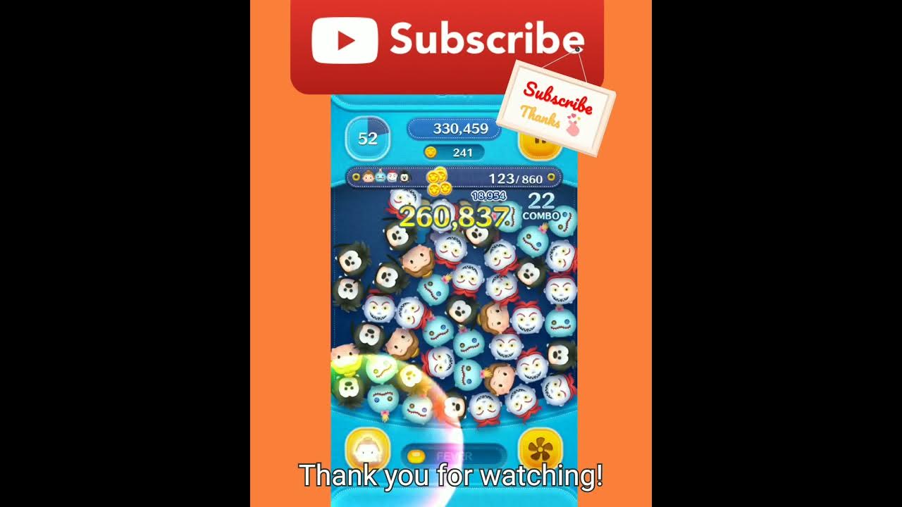 Tsum Tsum Theme Park, Clear 860 Tsums in 1 play with a Rosy cheek Tsum