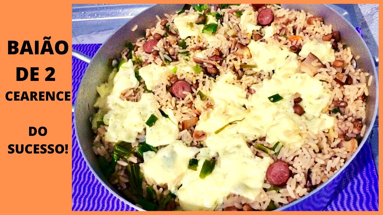 Baião de Dois é um autêntico prato do Ceará, que traz uma saborosa união do  arroz com o feijão; veja, Culinaria 013