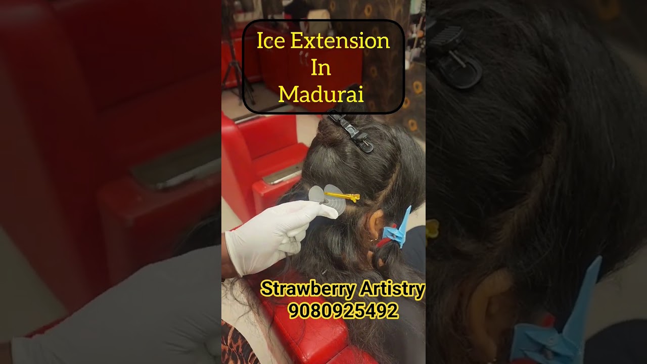 All types of hair Extensions available at us permanent hair Extensions in madurai ☎️@ 9080925492