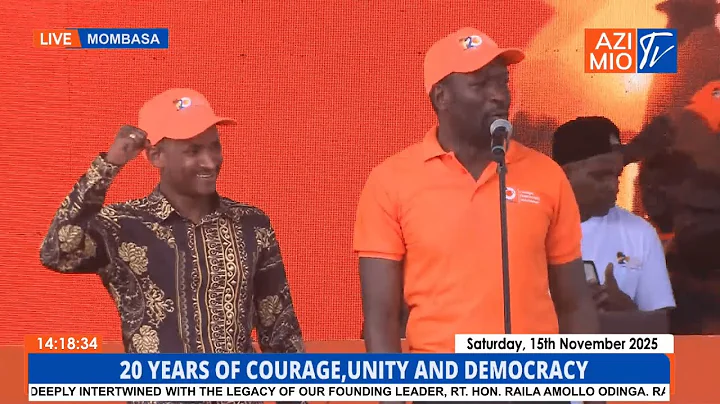 “This might be my last address as an ODM member”—Babu Owino Delivers ROUSING Speech at ODM@20