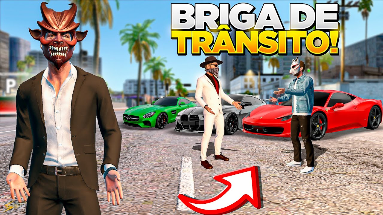 BRIGAS DE TRÂNSITO NA CIDADE! DEU MUITA CONFUSÃO NO ONE STATE RP