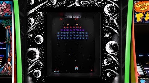 My Galaxian Realistic Arcade Bezel with HSM