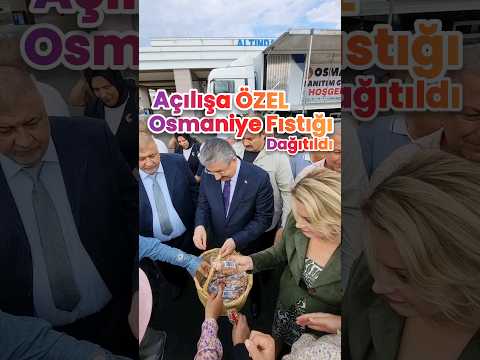 ⭐️Açılışa Özel Osmaniye Fıstığı Dağıtıldı 🟢 2. OSMANİYE TANITIM GÜNLERİ ANKARA’DA BAŞLADI