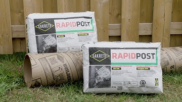 How to Set a Fence Post | SAKRETE RAPID POST