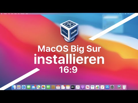 MacOS 11 Big Sur in Virtualbox installieren: So geht's! [Deutsch] Tutorial MacOS VM / 16:9 & 256mb