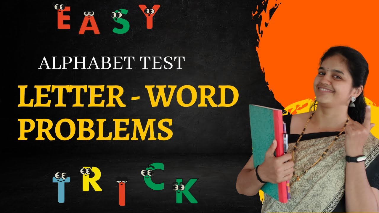 Letter word problems alphabet test mental ability general
