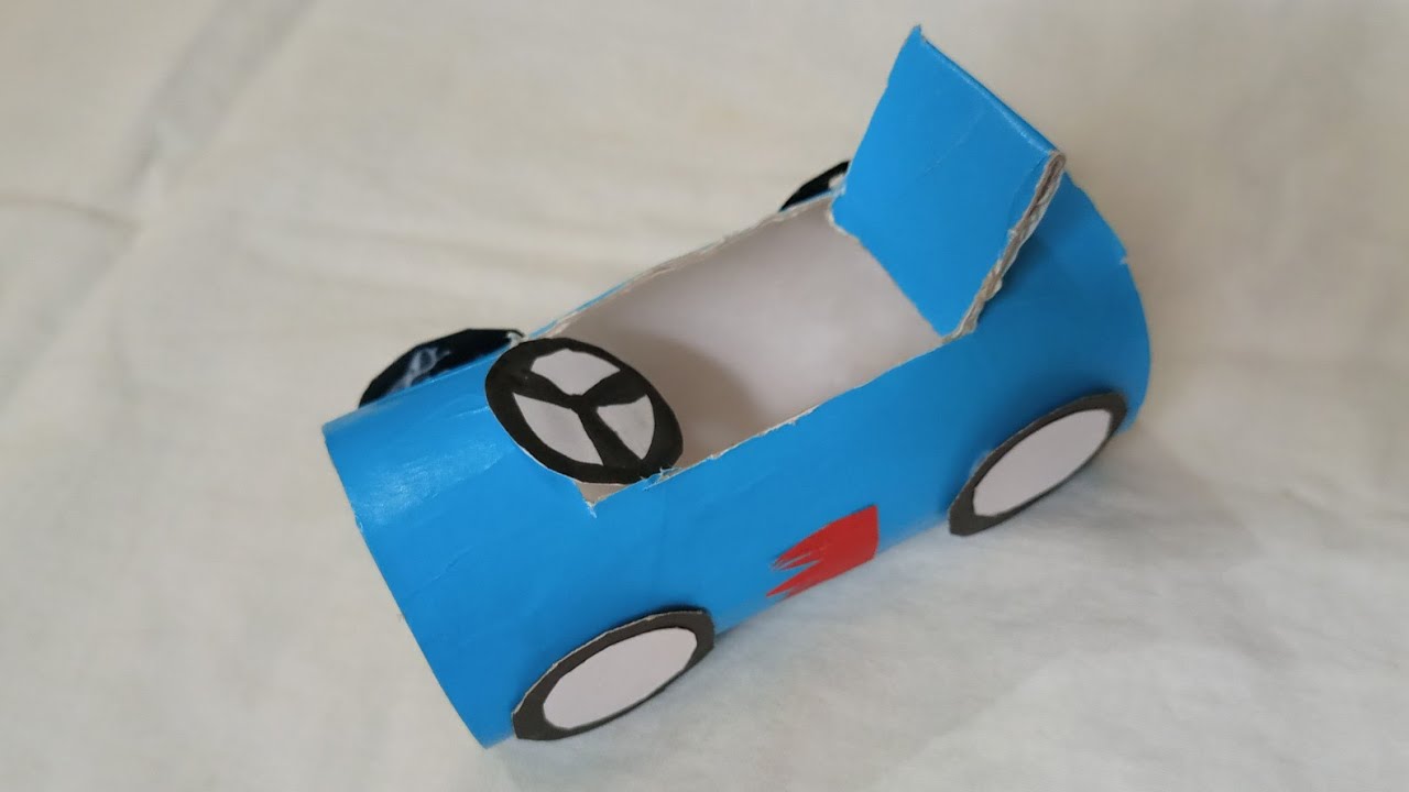 Toilet Paper Roll Crafts: How to Make a Car