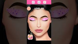 Mainan Anak Perempuan Terbaru : Games Eye Makeup Artist - Dress Up Game Level 23 screenshot 5