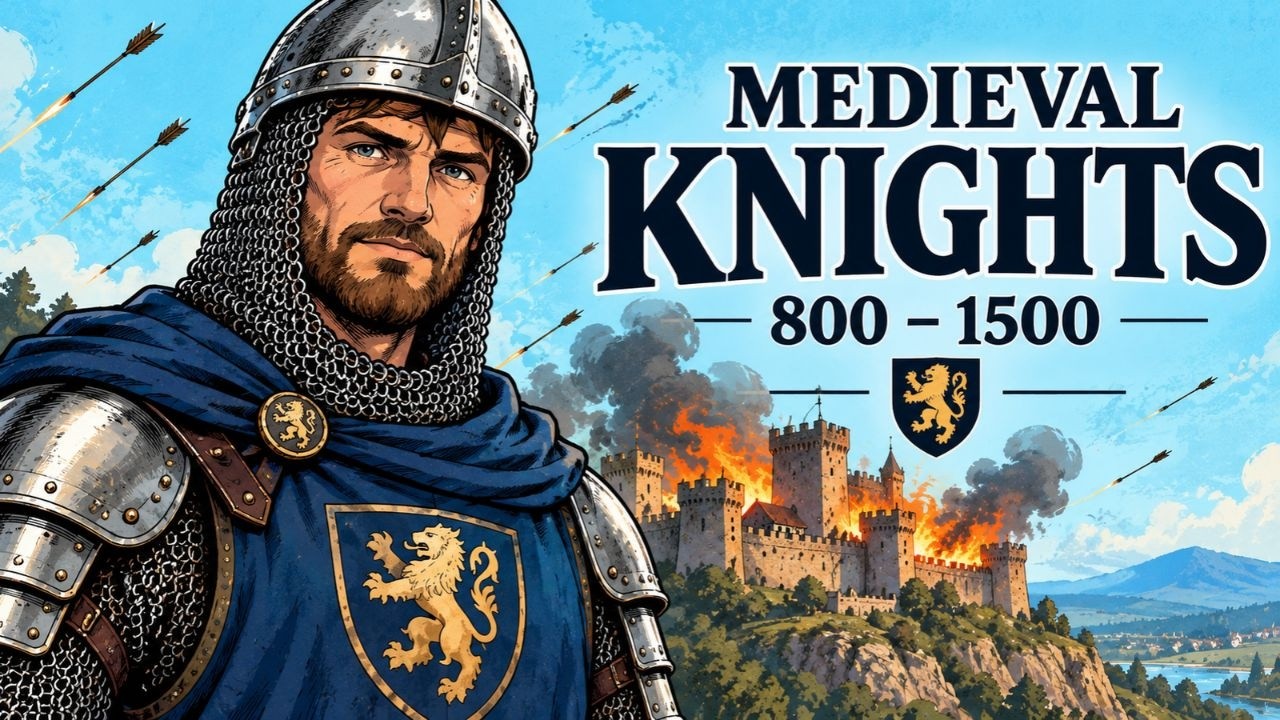 The ENTIRE History of Medieval Knights in 16 Minutes - YouTube