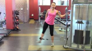 side glute kickback with cables