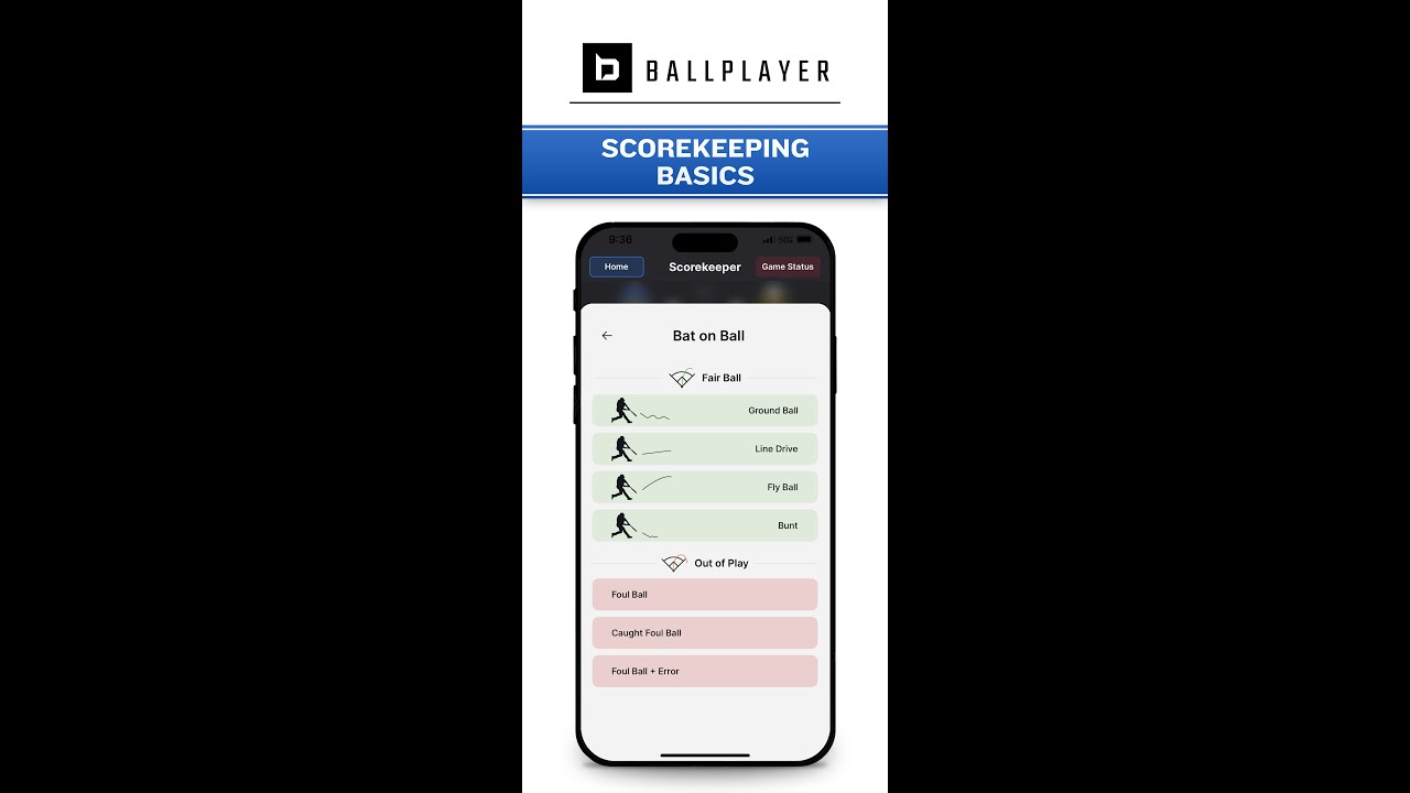 Scorekeeping Basics Ballplayer YouTube