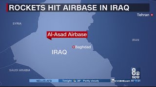 Iran: Missiles fired at Iraqi air base housing US troops