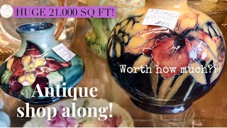 HUGE Antique Mall / Shop With Me / 21,000 Sq ft. Of Vintage & Antiques