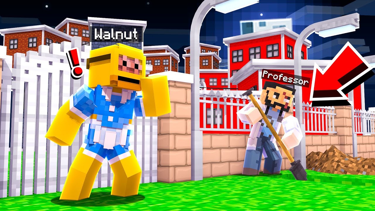 Er Is Ingebroken Door De Professor In Minecraft (Survival)