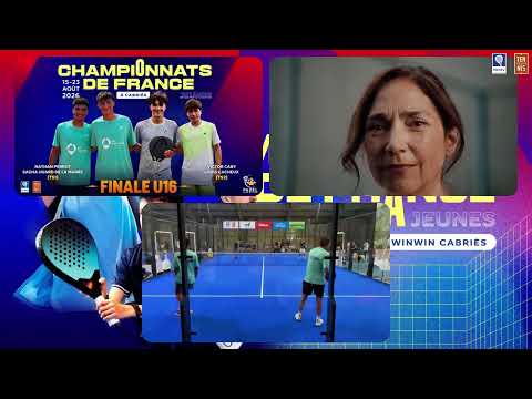 CHAMPIONNATS DE FRANCE JEUNES - FINALE U16 GARCON : PERROT / HUARD DE LA MARRE VS CACHEUX / CABY