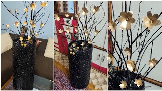 Large cardboard vase। Decorate your corner by this beautiful flower pot।