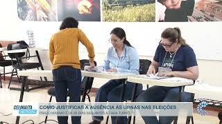 Como justificar a ausência às urnas nas...