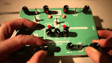 NANDAMONIUM double Drone with ECHO by Synthrotek DEMO Noise Machine Pedal