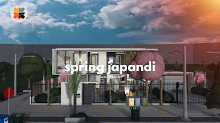 Spring Japandi Modern Family Home |Welcome to Bloxburg| | No Large Plot|