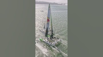 Woah 😳 Wing Failure caught on camera 📷 #SailGP #sailing #racing