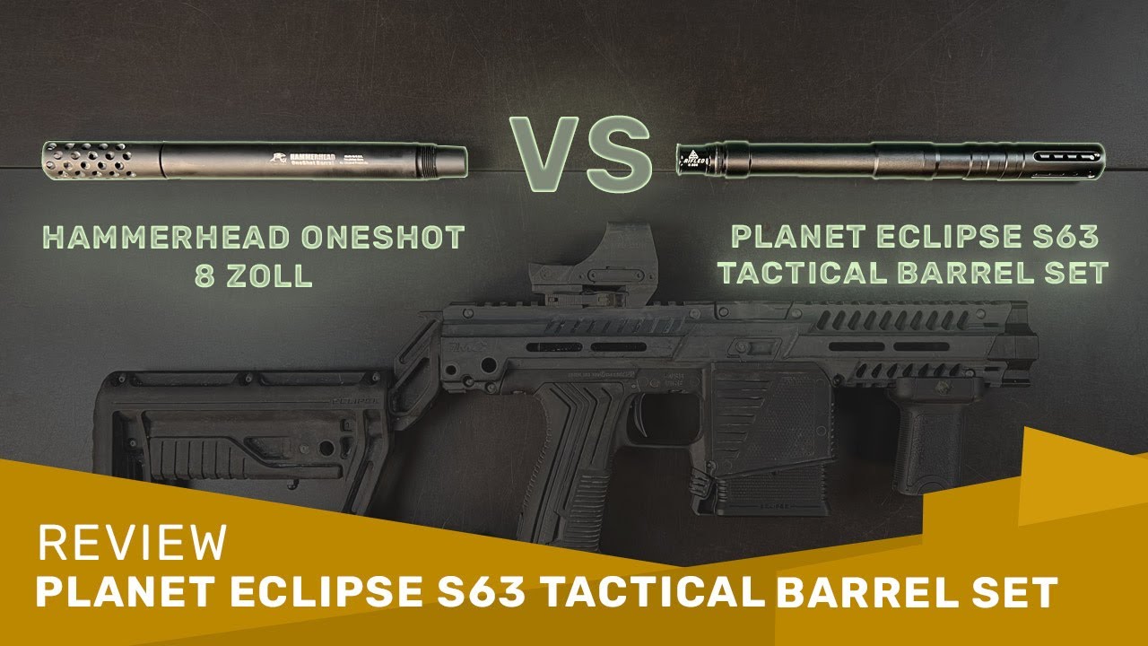 Test Eclipse S63 Tactical Barrel vs Hammerhead OneShot 8