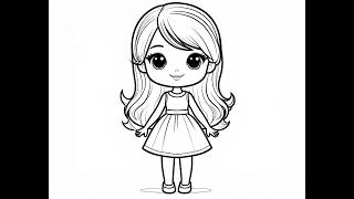 Kids_Paint Coloring-game little girl toy😍 screenshot 3