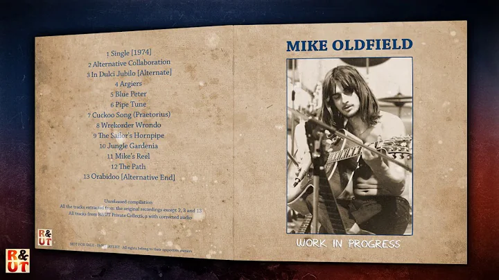 MIKE OLDFIELD - "Work In Progress" - R&UT Unreleas...