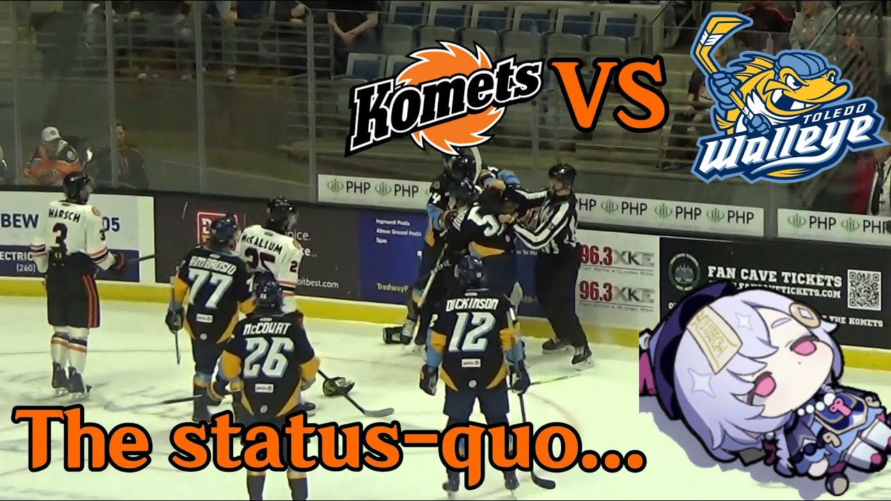 The Average Inkling_XA Komets Game Experience... Komets VS Toledo Walleye (1/11/2025)