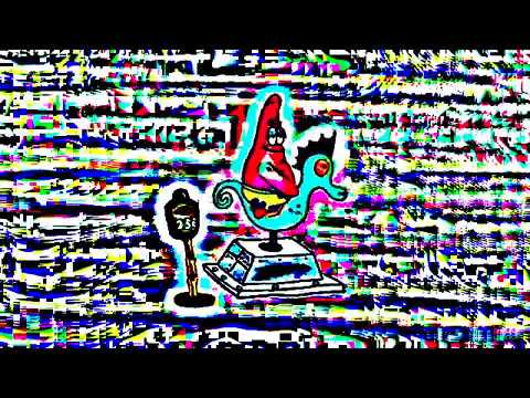 Patrick Star riding a seahorse but every time the beat changes it gets ...