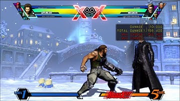 UMvC3 - Spencer, Doom, Magneto Team Combos