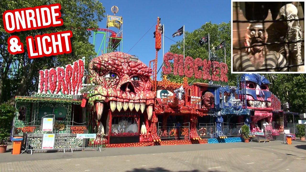 Shocker-Geisterbahn (Marcel Böttger) - Onride & Licht [POV / 60 fps] - FunDOmio 2020 in Dortmund