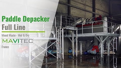 Mavitec Paddle Depacker - WET & DRY Mixed Products - France (Scea du Mont aux Roux)