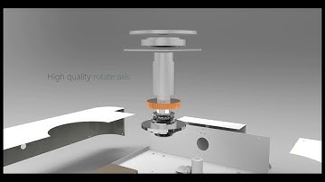 BYTCNC advertising kiosk intelligent rotate digital signage robot